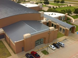 Standing Seam Metal Roofing System on Civic Center