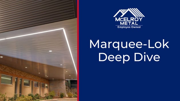 Marquee-Lok Panel: A Versatile Option for Soffit, Fascia, and Walls