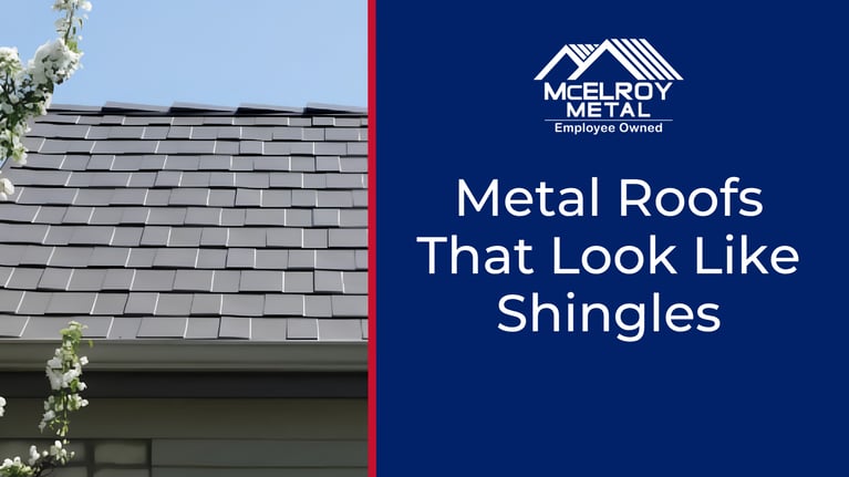 Metal Roofs that Look Like Shingles