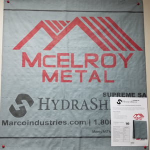 McElroy Hydrashell Roof Underlayment