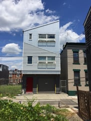 McElroy Metal Exposed Fastener Wall Panels Brighten Urban Neighborhood