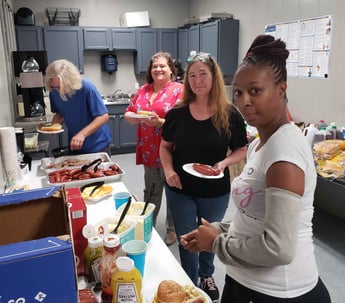 Peachtree lunch line - anniversary celebration