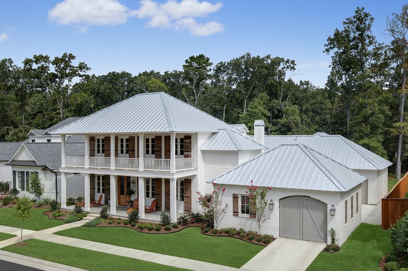 Galvalume Provenance house in Shreveport, LA