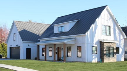 A Solar-Friendly Metal Roof Tops this Net Zero Post Frame Home