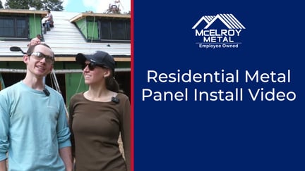 Why This Couple Installed An Exposed Fastener Metal Roof On Their Home