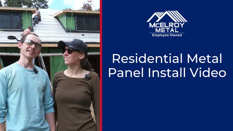 Why This Couple Installed An Exposed Fastener Metal Roof On Their Home