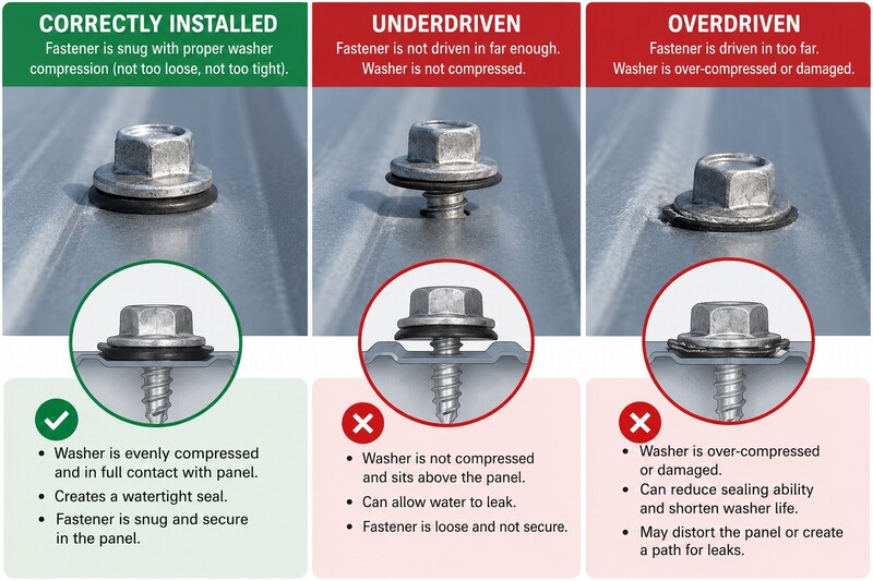 correct driven vs under driven