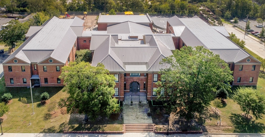 McElroy Metal's 138T Standing Seam System Used to Recover Historic School