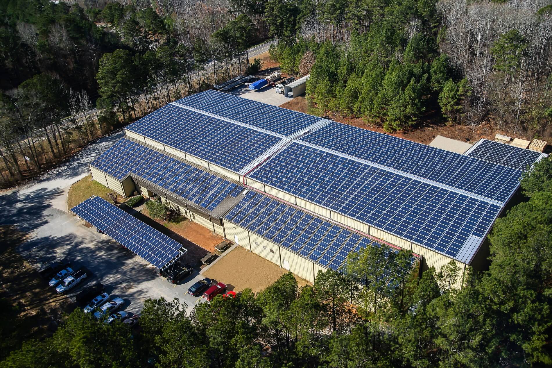 McElroy Metal re-roofs Peachtree facility, adds solar panels