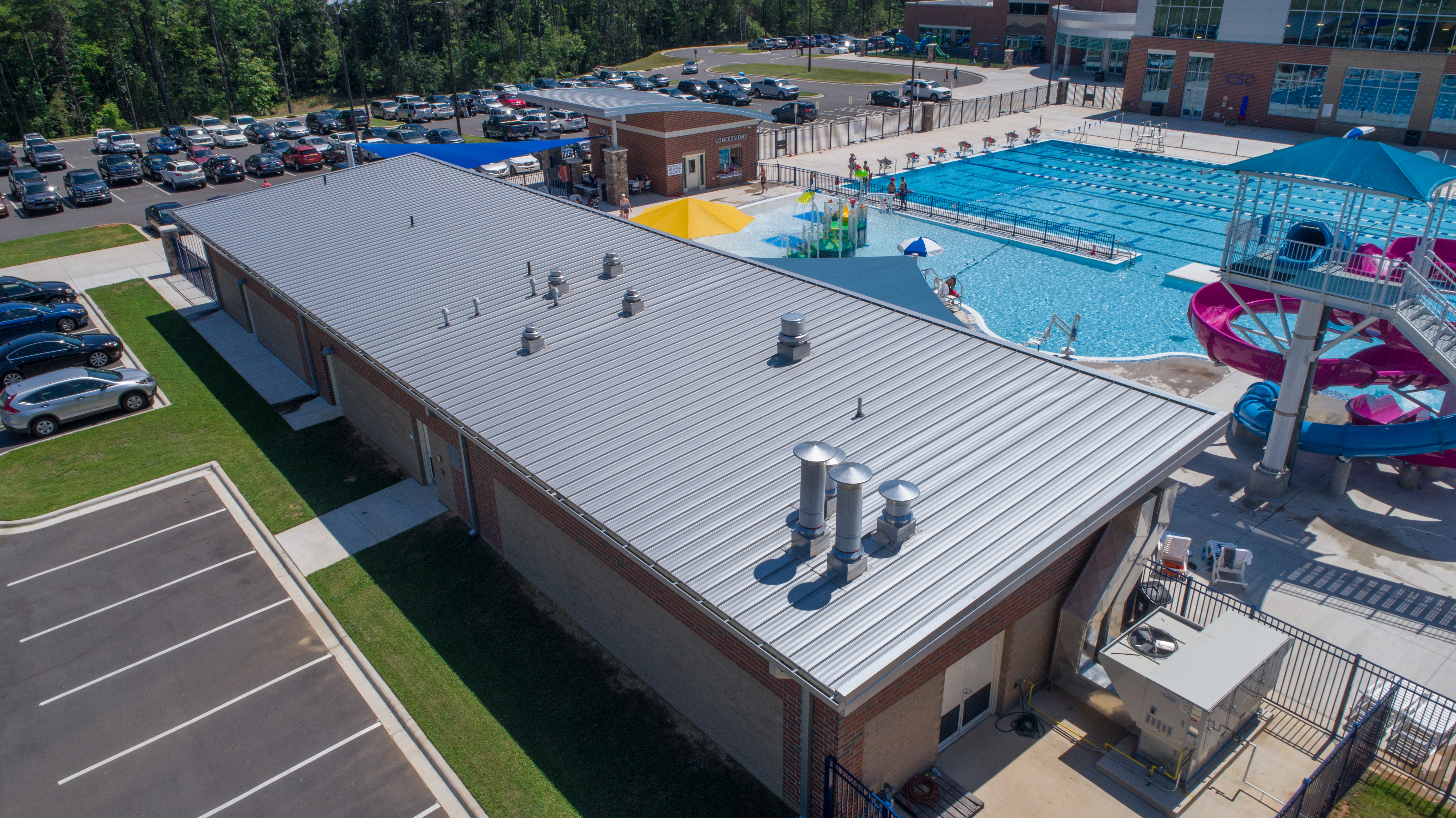 South Carolina YMCA Features Curved Standing Seam Roof by McElroy Metal